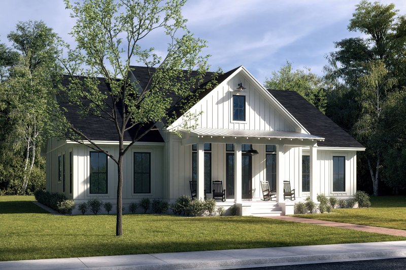 Dream House Plan - Exterior - Front Elevation 3 for Farmhouse House Plan #430-279 - 3 bed, 2.5 bath