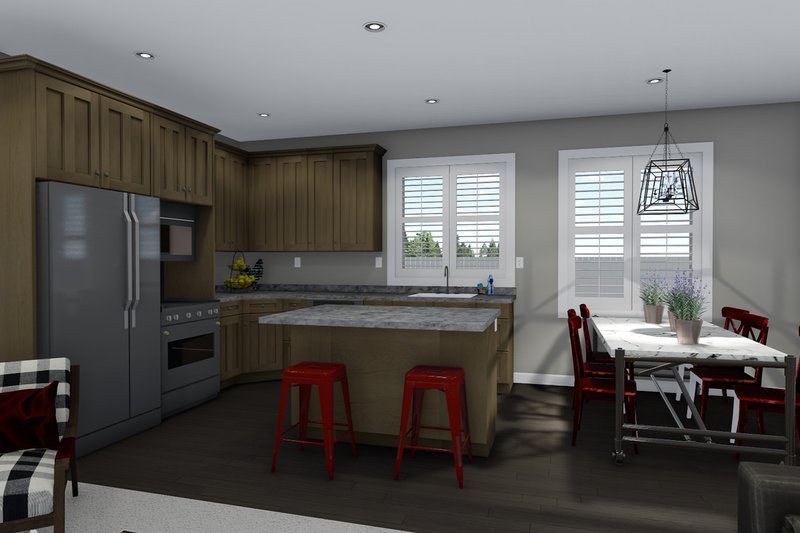 Dream House Plan - Interior - Kitchen 1 for Ranch House Plan #1060-42 - 3 bed, 2 bath