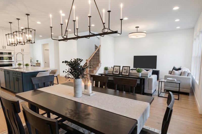 Architectural House Design - Interior - Dining Room for Farmhouse House Plan #51-1536 - 3 bed, 2.5 bath