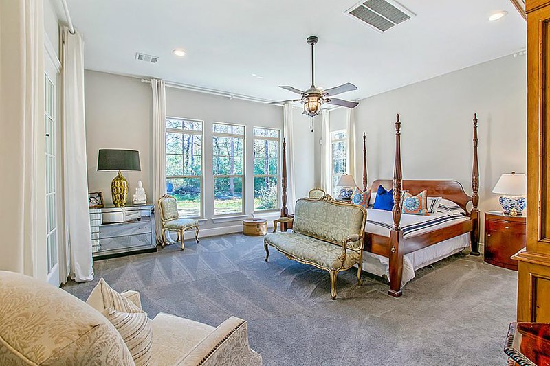 Home Plan - Interior - Master Bedroom for Craftsman House Plan #17-2444 - 5 bed, 5.5 bath