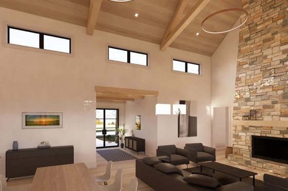 Interior - Family Room 4 for Farmhouse House Plan #1096-40 - 4 bed, 4.5 bath