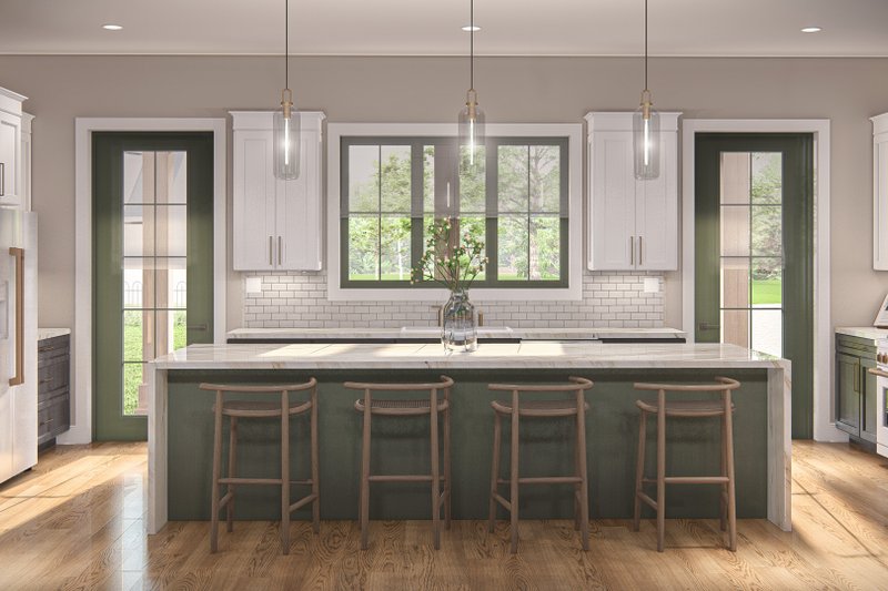 Dream House Plan - Interior - Kitchen for Barndominium House Plan #455-512 - 3 bed, 2.5 bath