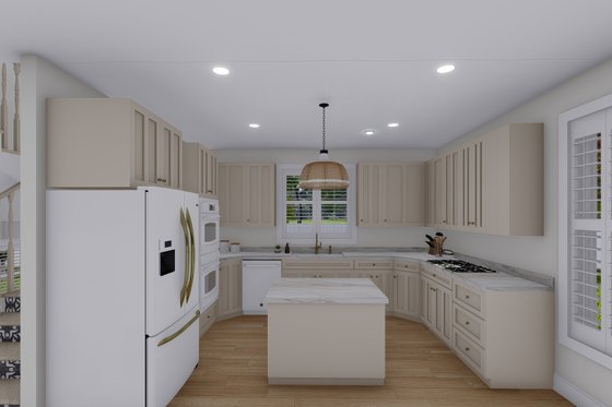 Interior - Kitchen 3 for Contemporary House Plan #1060-142 - 3 bed, 2.5 bath
