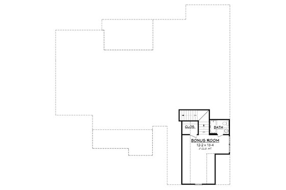 Floor Plan - Other Floor for Craftsman House Plan #430-152 - 4 bed, 2.5 bath
