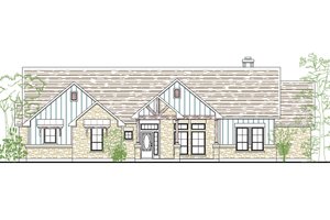 Traditional Exterior - Front Elevation Plan #80-166
