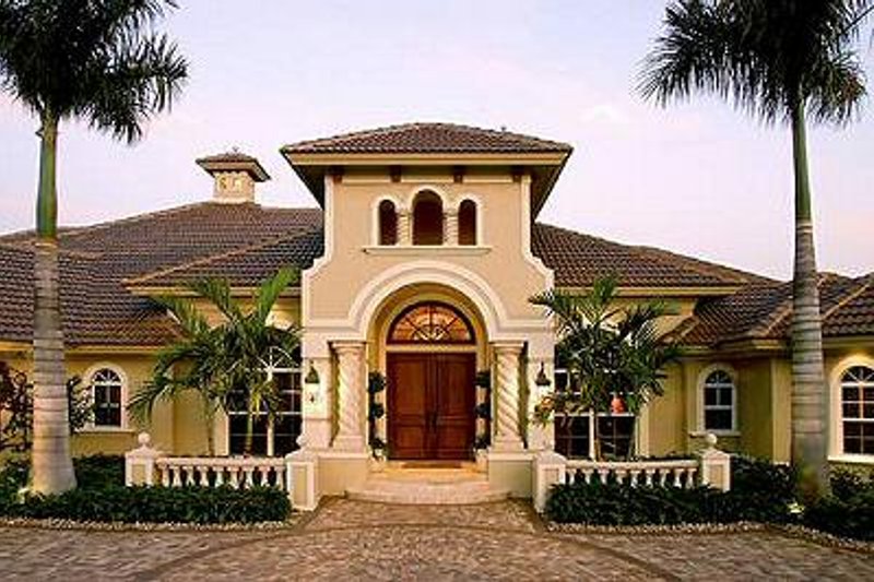 House Blueprint - Photo for Mediterranean House Plan #27-203 - 5 bed, 5.5 bath