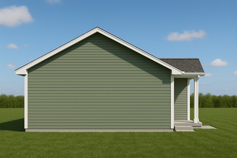 Architectural House Design - Exterior - Other Elevation for Traditional House Plan #112-293 - 2 bed, 1 bath