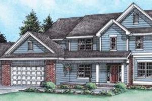 Traditional Exterior - Front Elevation Plan #20-1764