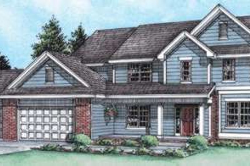 Home Plan - Traditional Exterior - Front Elevation Plan #20-1764