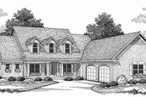Traditional Exterior - Front Elevation Plan #70-447