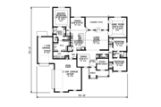 Craftsman Style House Plan - 3 Beds 2.5 Baths 2592 Sq/Ft Plan #65-538 