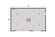 Traditional Style House Plan - 0 Beds 0 Baths 1040 Sq/Ft Plan #124-1435 
