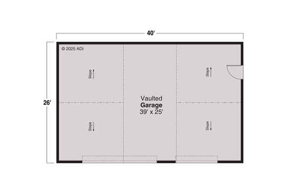 Traditional Floor Plan - Main Floor Plan #124-1435