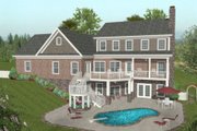 Traditional Style House Plan - 4 Beds 3.5 Baths 2499 Sq/Ft Plan #56-585 