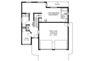 European Style House Plan - 3 Beds 1.5 Baths 1349 Sq/Ft Plan #18-227 Floor 