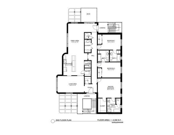 House Plan Design - Contemporary Floor Plan - Main Floor Plan #535-17