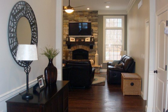 Interior - Entry for European House Plan #20-2128 - 3 bed, 2.5 bath