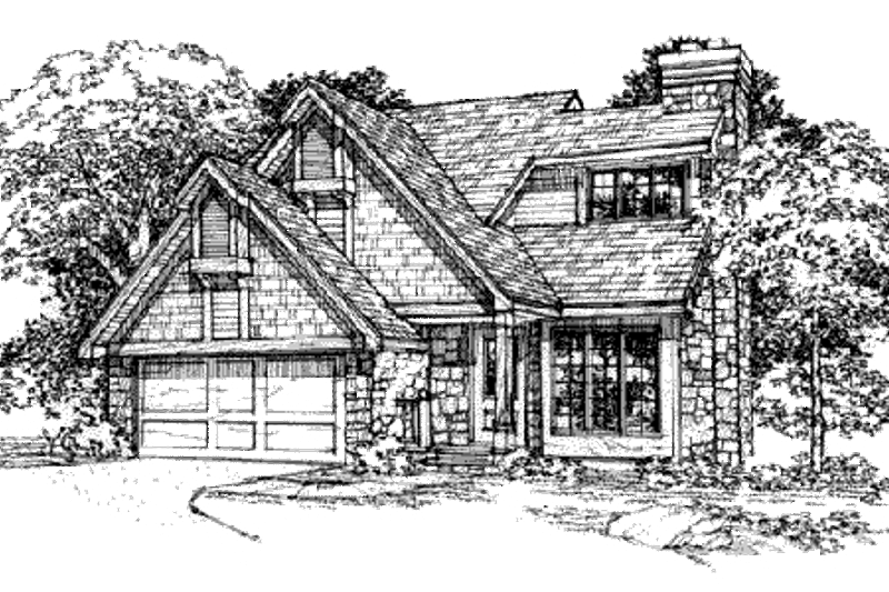 Home Plan - Exterior - Other Elevation for Country House Plan #320-347 - 2 bed, 2 bath