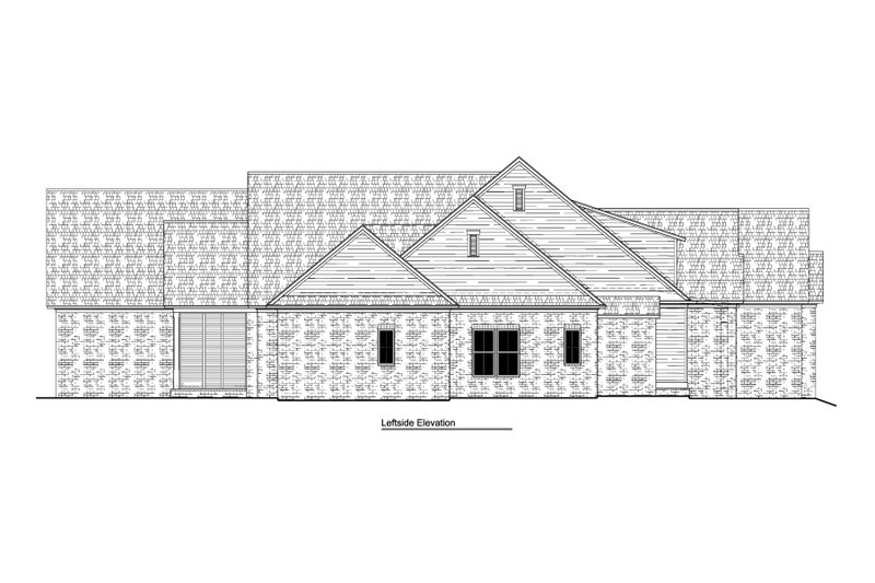 Dream House Plan - Exterior - Other Elevation 1 for Traditional House Plan #1081-5 - 4 bed, 4.5 bath