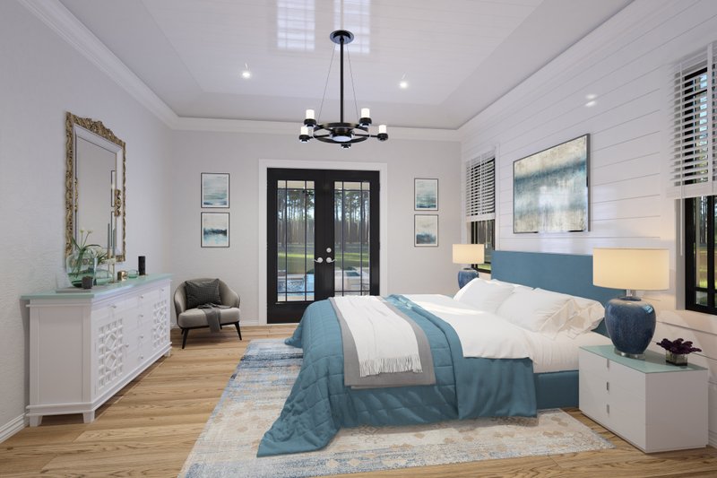 House Blueprint - Interior - Master Bedroom for Farmhouse House Plan #930-540 - 3 bed, 4 bath