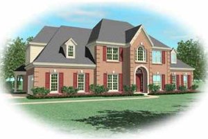 European Exterior - Front Elevation Plan #81-322