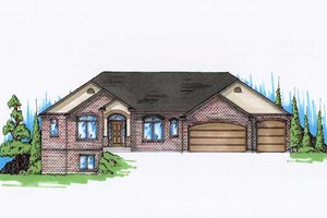 Traditional Exterior - Front Elevation Plan #5-268