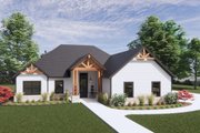 Country Style House Plan - 4 Beds 2 Baths 1952 Sq/Ft Plan #1096-105 