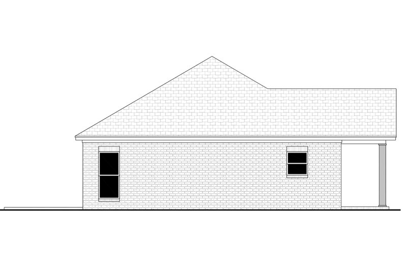 Architectural House Design - Exterior - Other Elevation for Traditional House Plan #430-314 - 4 bed, 4 bath