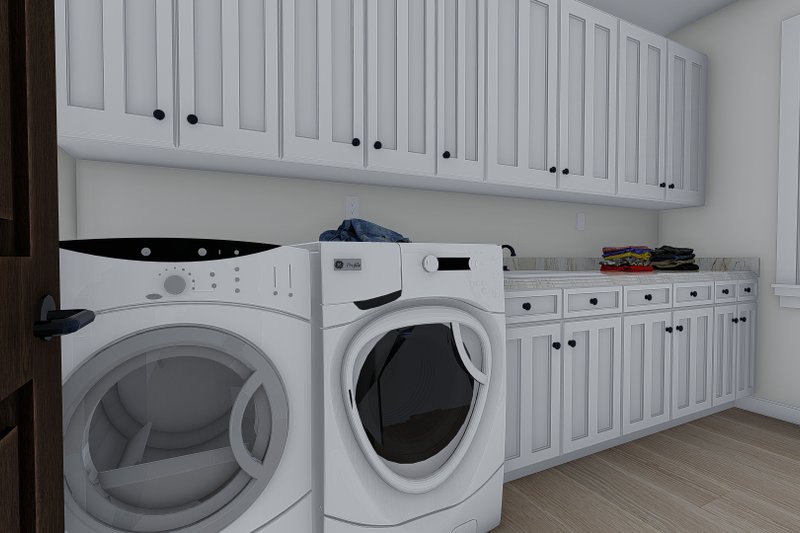 Dream House Plan - Traditional Interior - Laundry Plan #1060-61