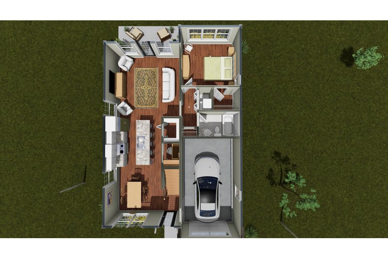 Dream House Plan - Floor Plan - Main Floor 1 for Cottage House Plan #513-2478 - 3 bed, 3 bath