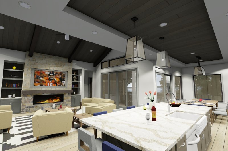 Home Plan - Interior - Kitchen 1 for Contemporary House Plan #1069-31 - 5 bed, 5.5 bath