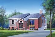 Traditional Style House Plan - 2 Beds 1 Baths 1112 Sq/Ft Plan #25-1181 