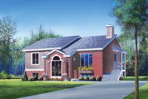 Traditional Exterior - Front Elevation Plan #25-1181