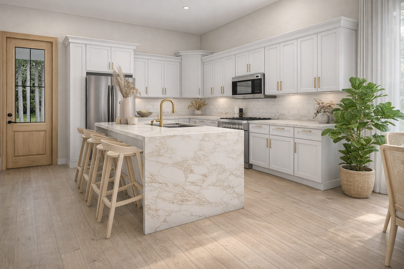 Architectural House Design - Interior - Kitchen for Farmhouse House Plan #1117-32 - 3 bed, 2.5 bath