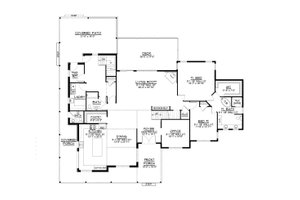 Floor Plan - Main Floor for Country House Plan #1064-348 - 5 bed, 3.5 bath
