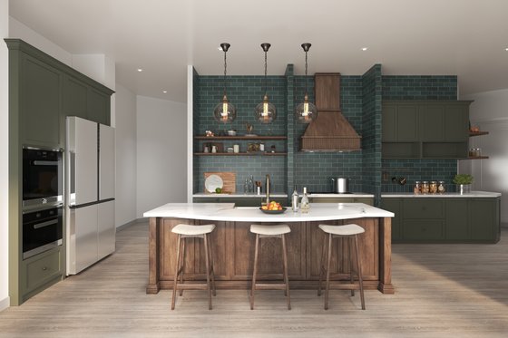 Interior - Kitchen for Traditional House Plan #54-525 - 4 bed, 4.5 bath