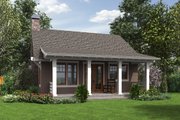Bungalow Style House Plan - 1 Beds 1 Baths 960 Sq/Ft Plan #48-666 