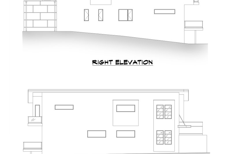 Dream House Plan - Exterior - Other Elevation for Modern House Plan #1066-106 - 3 bed, 3.5 bath