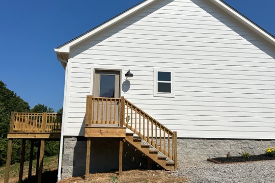 Exterior - Rear Elevation for Farmhouse House Plan #44-227 - 3 bed, 2 bath