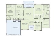 Traditional Style House Plan - 4 Beds 3 Baths 2022 Sq/Ft Plan #17-2880 