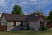 Ranch Style House Plan - 2 Beds 2 Baths 1289 Sq/Ft Plan #1060-386 