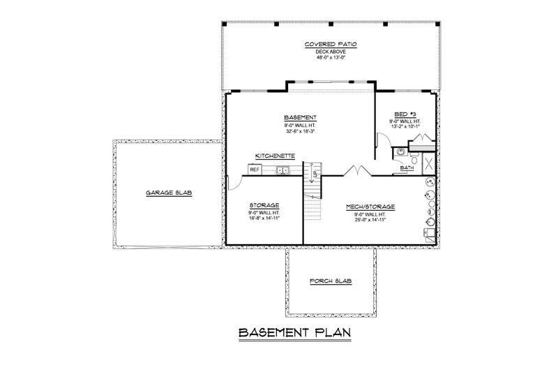 Dream House Plan - Floor Plan - Lower Floor for Contemporary House Plan #1064-437 - 2 bed, 2 bath