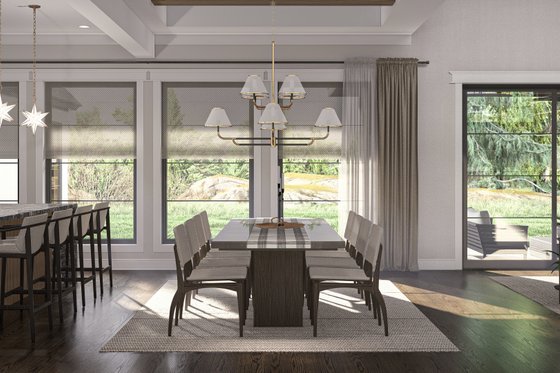 Interior - Dining Room 1 for Modern House Plan #455-464 - 5 bed, 4.5 bath