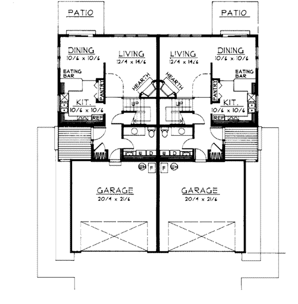 Home Plan - Traditional Floor Plan - Main Floor Plan #92-203