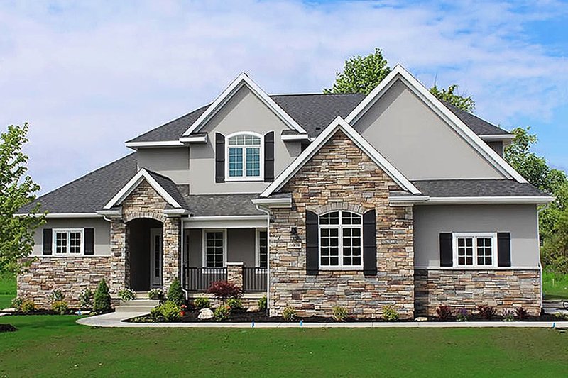 Home Plan - Traditional Exterior - Front Elevation Plan #20-2126