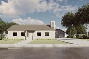 Home Plan - Ranch Exterior - Front Elevation Plan #60-671
