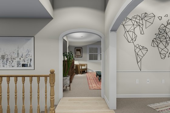 Interior - Entry for Traditional House Plan #1060-63 - 3 bed, 2.5 bath