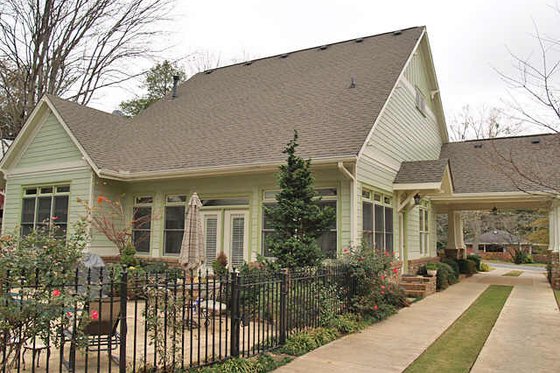 Exterior - Rear Elevation for Craftsman House Plan #120-160 - 3 bed, 2 bath