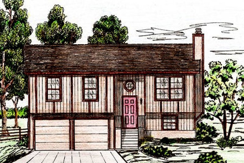 Dream House Plan - Exterior - Front Elevation Plan #405-158