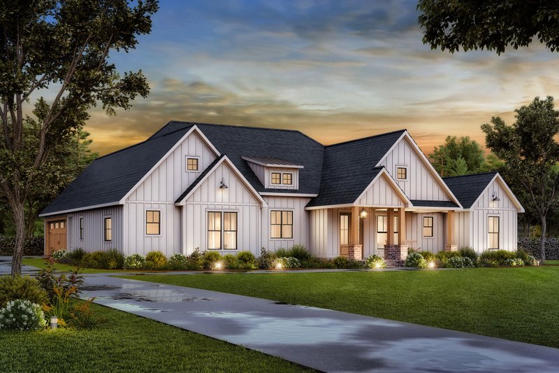 Dream House Plan - Exterior - Other Elevation for Farmhouse House Plan #1074-82 - 4 bed, 4.5 bath